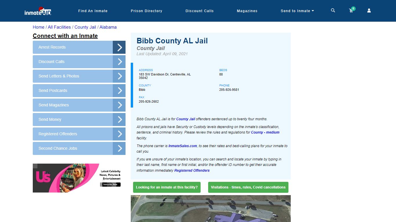 Bibb County AL Jail - Inmate Locator - Centreville, AL